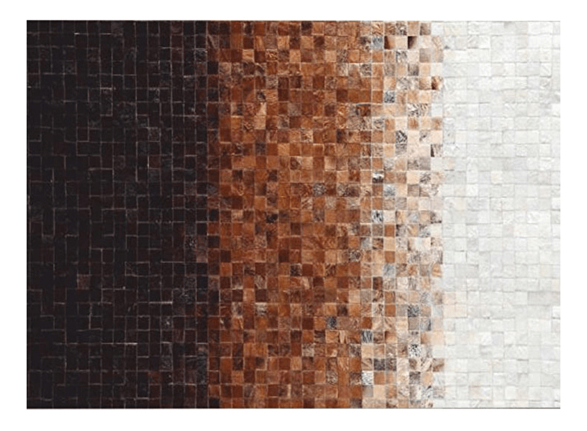 Luxusní kožený koberec 70x140 cm Koza typ 7
