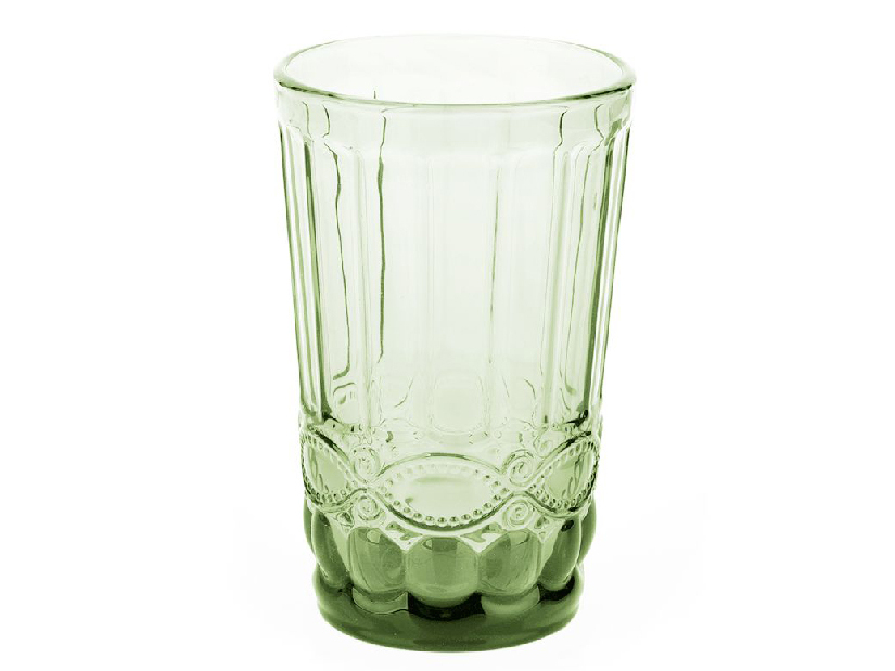 Set 6 ks vintage sklenic na vodu 350ml Fragata Typ 6 (zelená)