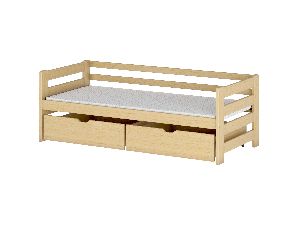 Dětská postel 90 cm Erin (s roštem a úl. prostorem) (borovice)