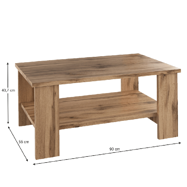 Konferenční stolek Berny (dub wotan) *výprodej