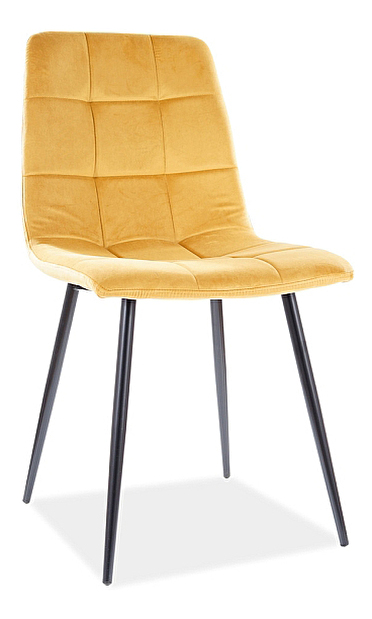 Jídelní židle Marlana (žlutá + černá)