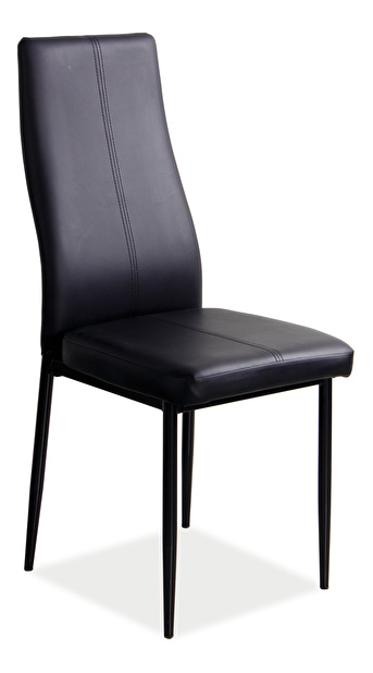 Jídelní židle Hubert (ekokůže černá)