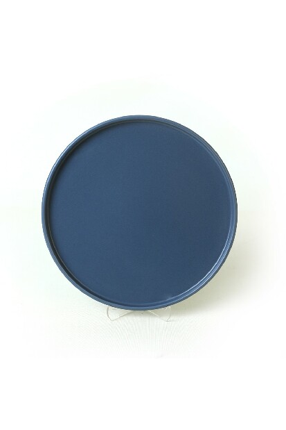 Sada mělkých talířů (6 ks.) Simple (modrá matná)
