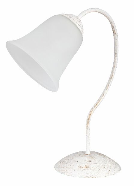 Stolní lampa Fabiola 7260 (antická bílá + opálové sklo)