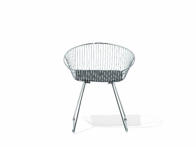 Set 2ks. jídelních židlí Auron (stříbrná)