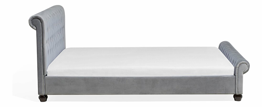Manželská postel 160 cm ARCHON (s roštem) (šedá)