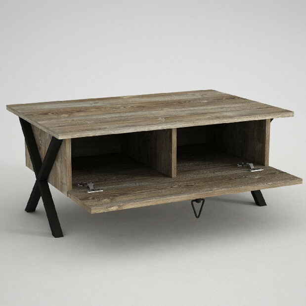 Konferenční stolek Zeta (Béžové dřevo)