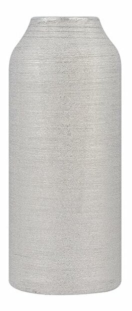 Váza ALEPPO 31 cm (sklolaminát) (stříbrná)