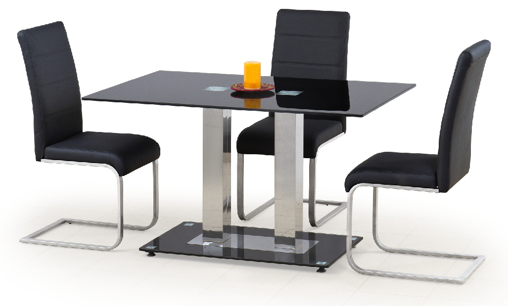 Jídelní stůl Briu (pro 4 osoby) (černá) *výprodej