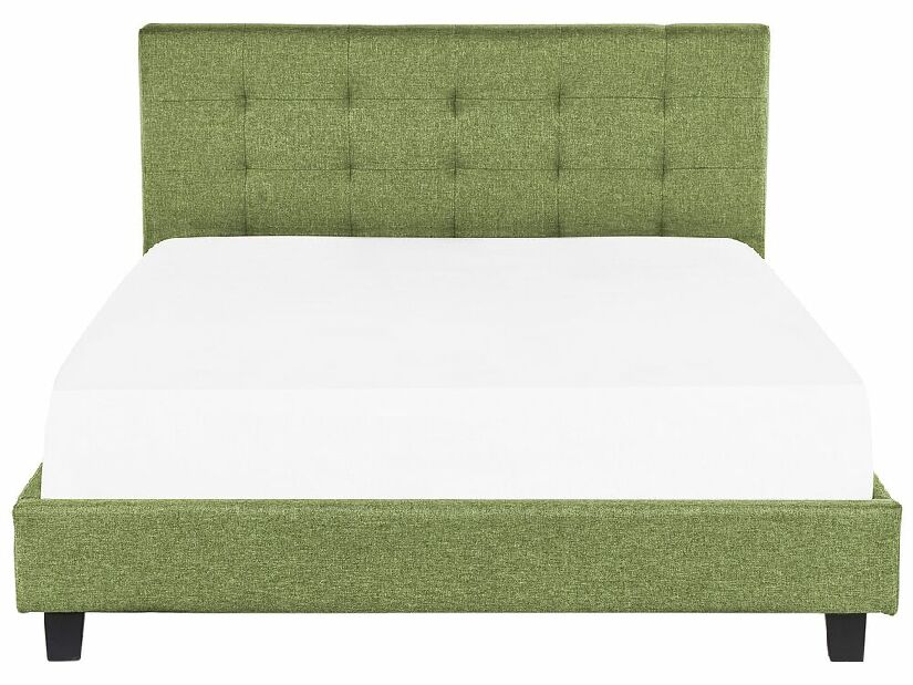 Manželská postel 180 cm Rhiannon (zelená) (s roštem a matrací)