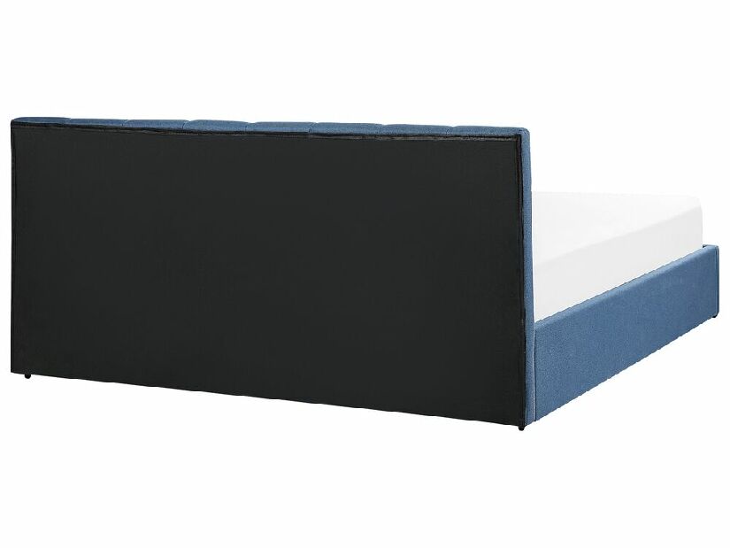 Manželská postel 180 cm Dabria (modrá) (s roštem) (s úl. prostorem)