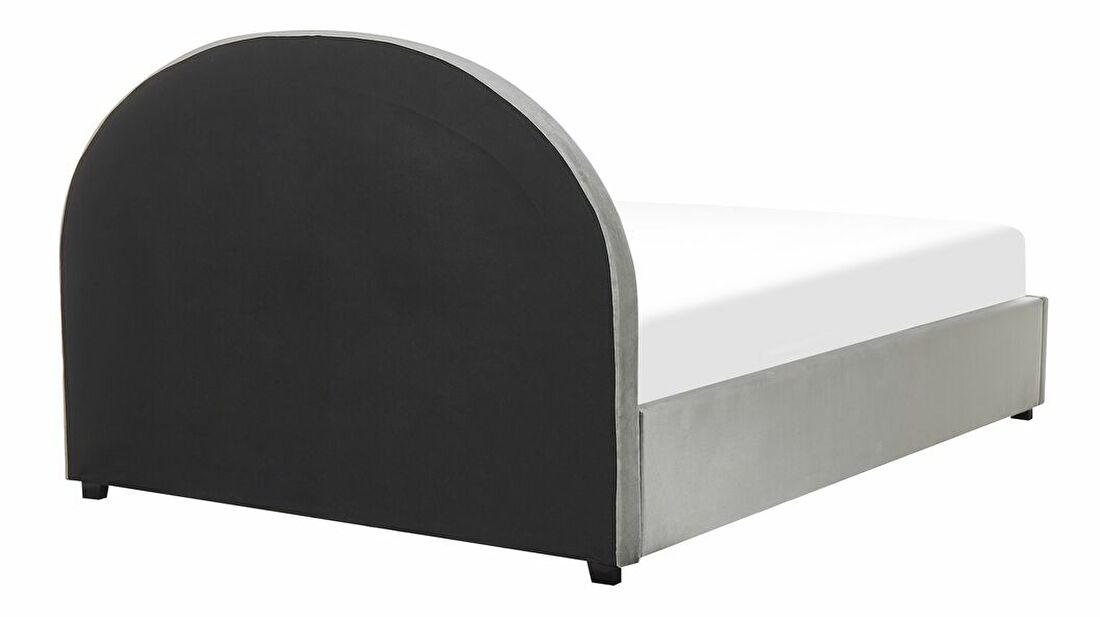 Manželská postel 160 cm Verena (šedá) (s roštem a úložným prostorem)