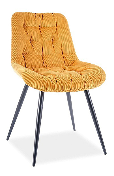 Jídelní židle Parry (žlutá + černá)
