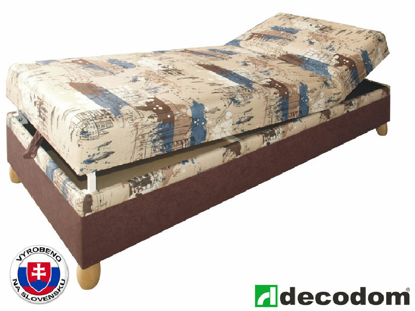 Jednolůžková postel (válenda) 80 cm Decodom Rafael Vento 12 + Life 19 (s roštem a matrací) *výprodej