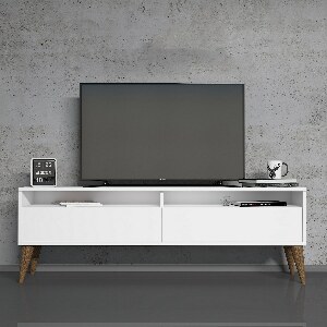 TV stolek/skříňka Berta 2 (bílá)
