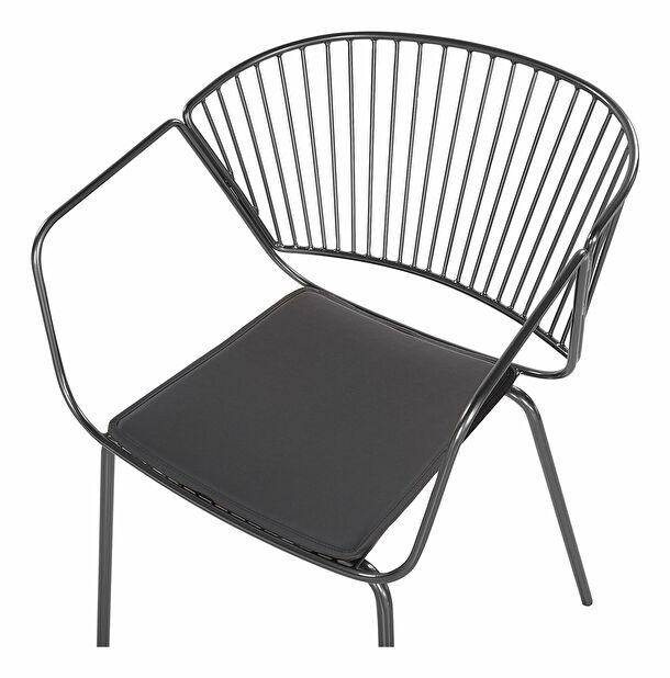Set 2 ks. jídelních židlí RAGOR (černá)