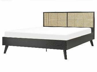 Manželská postel 160 cm Monza (černá)