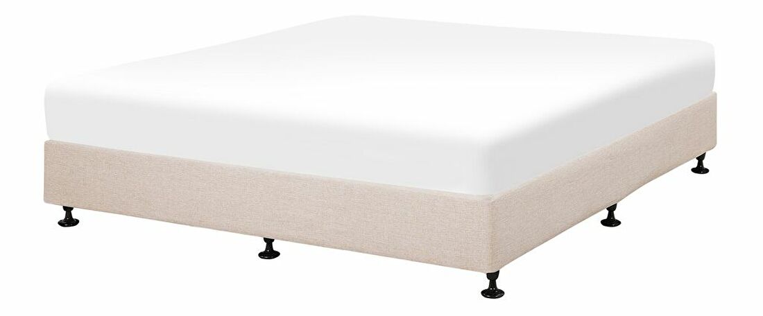 Manželská postel 180 cm COLOGNE 2 (s roštem a matrací) (béžová)
