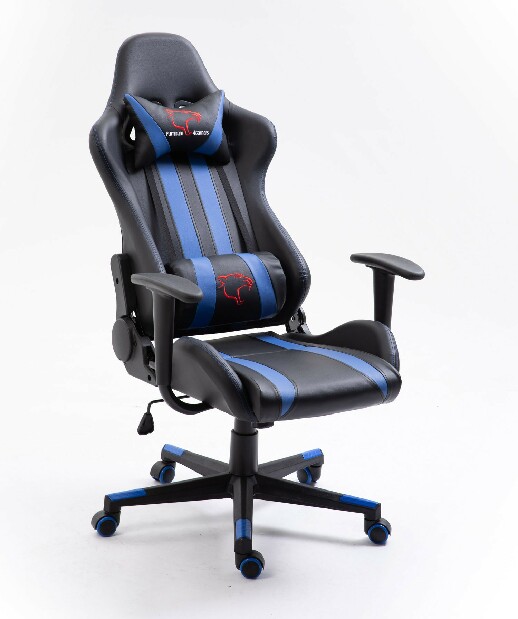Kancelářská/herní židle Farhana (modrá)