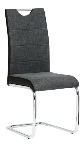 Jídelní židle Izma (tmavě šedá + černá)