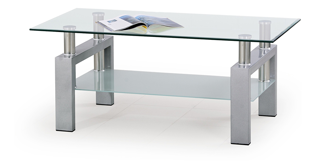 Konferenční stolek Diana stříbrná
