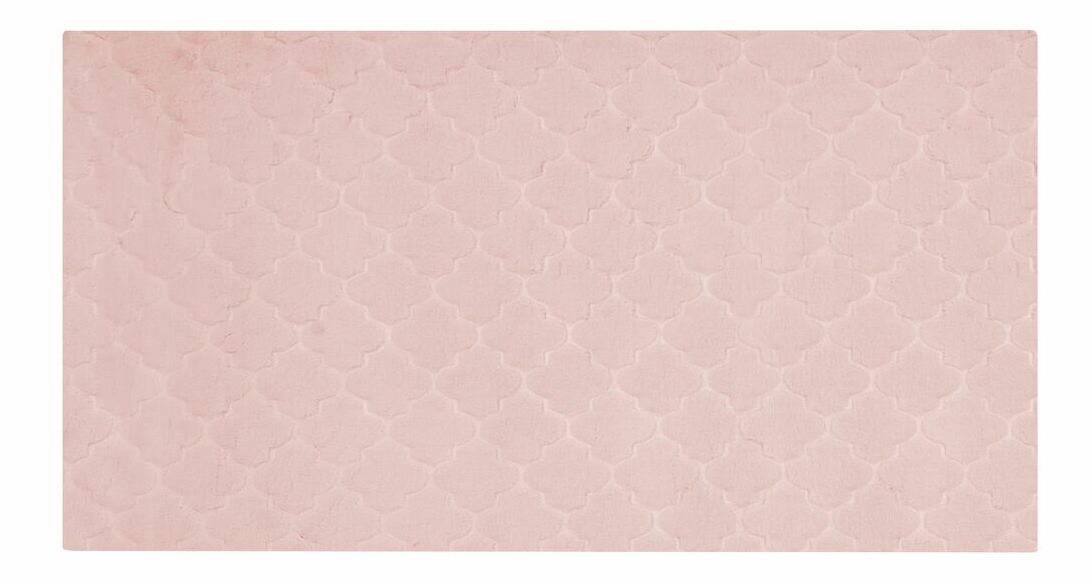 Koberec z umělé kožešiny 80 x 150 cm Gharry (růžová)