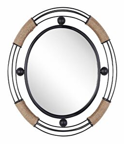 Nástěnné zrcadlo Mouza (černá)