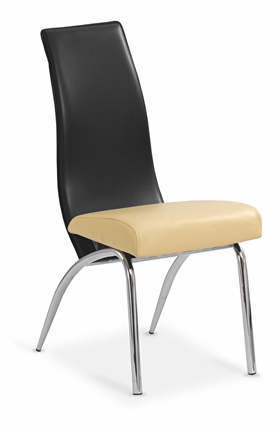 Jídelní židle K2 béžová černá
