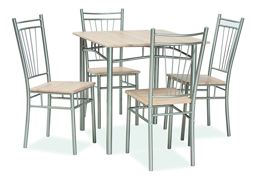 Jídelní set Fit (stůl a 4 židle)