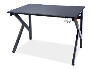 PC stolek Babara (pu dýha + černá)