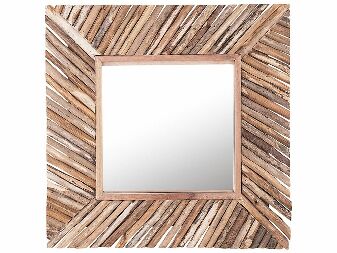 Nástěnné zrcadlo Kanza (světlé dřevo)