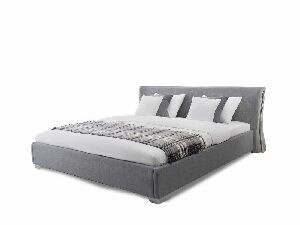 Manželská postel 140 cm PARNAS (s roštem) (šedá)
