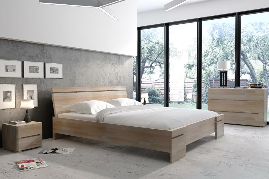 Jednolůžková postel 90 cm Naturlig Bavergen Maxi (buk) (s roštem)