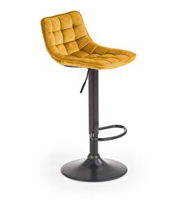 Barová židle Hertha (hořčičná)