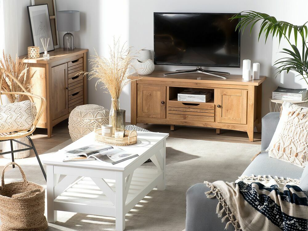 TV stolek/skříňka Aroga (světlé dřevo)