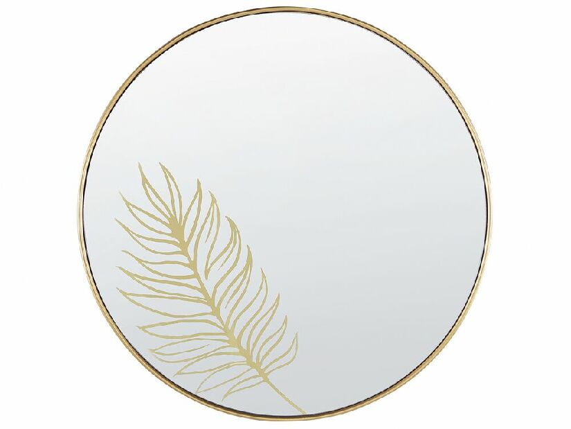 Nástěnné zrcadlo Shell (zlatá)