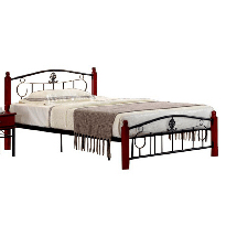 Manželská postel 140 cm Margery (s roštem)