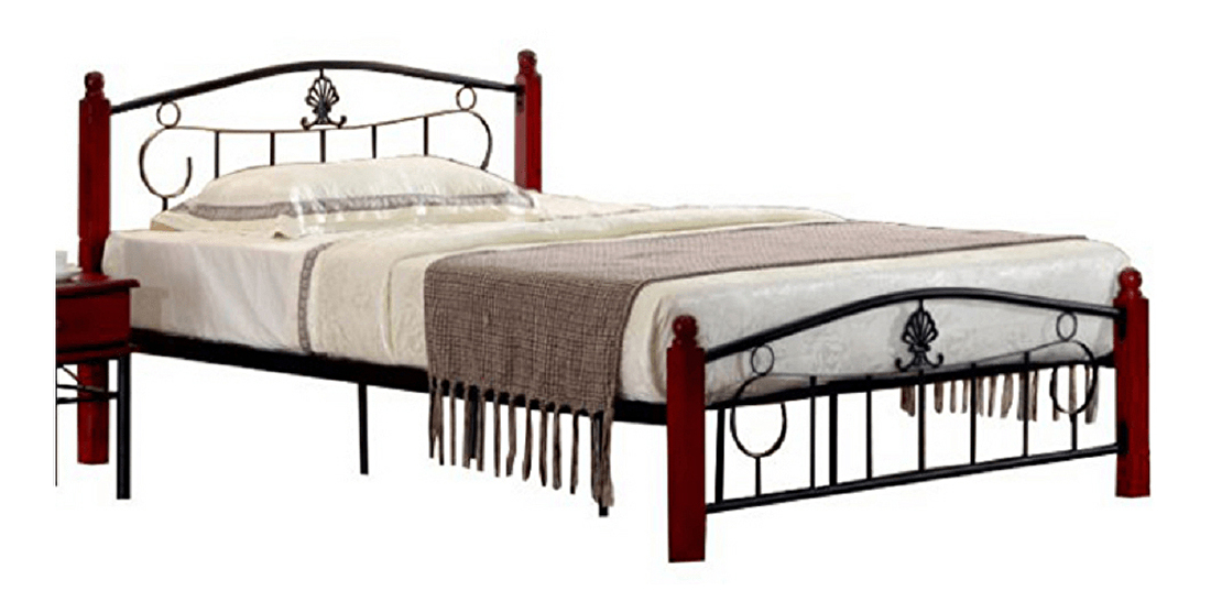 Manželská postel 140 cm Margery (s roštem)