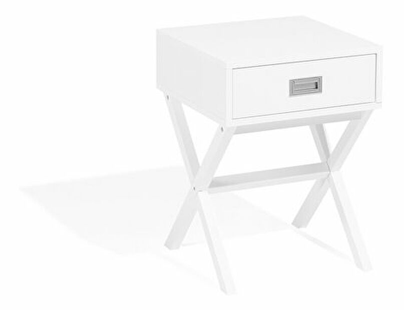 Noční stolek Maine (bílá)