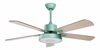 Stropní ventilátor se světlem Helix (zelená)
