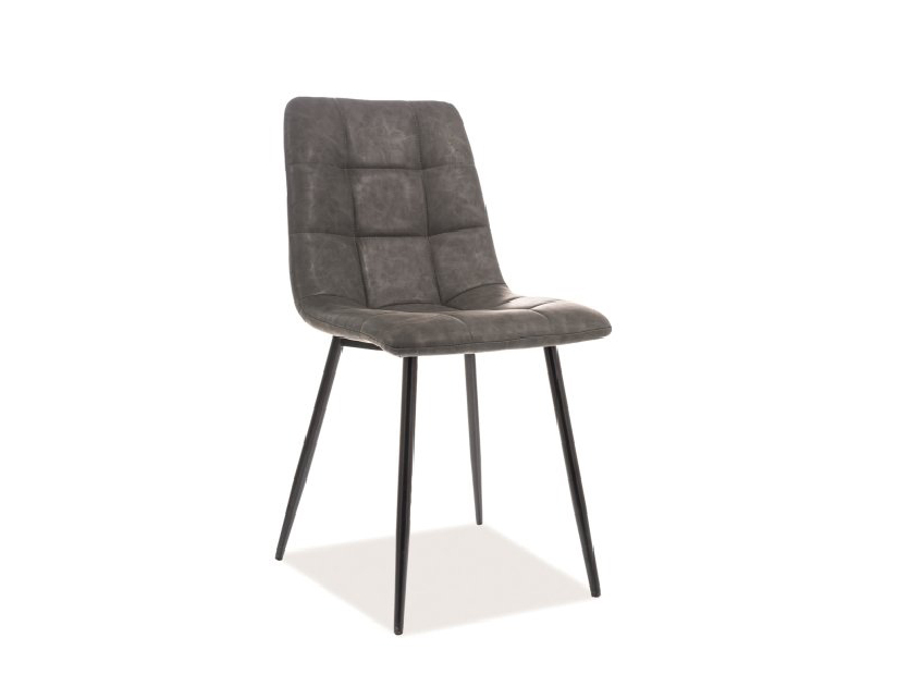 Jídelní židle Lily (šedá + černá)