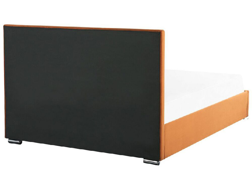 Manželská postel 180 cm Ruthine (oranžová) (s roštem a úložným prostorem)