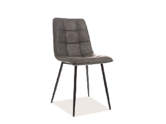 Jídelní židle Lily (šedá + černá)