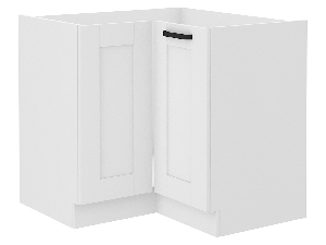 Rohová spodní skříňka Lesana 1 (bílá) 89x89 ND 1F BB 