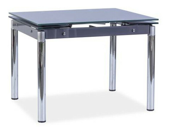 Jídelní stůl GD-093 (šedá + chróm) (pro 4 až 6 osob)