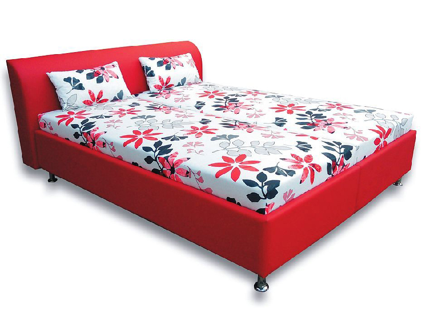 Manželská postel 160 cm Renata 1 (s pěnovými matracemi)
