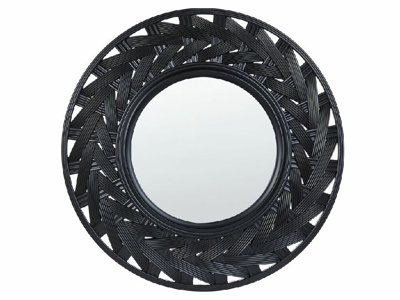 Nástěnné zrcadlo Tempest (černá)