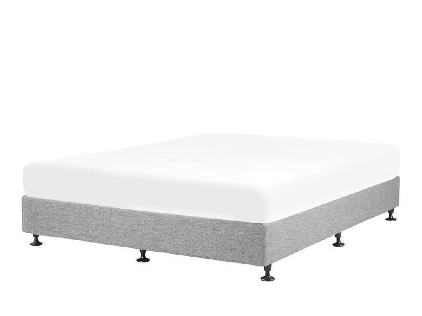 Manželská postel 180 cm COLOGNE (s roštem a matrací) (šedá)