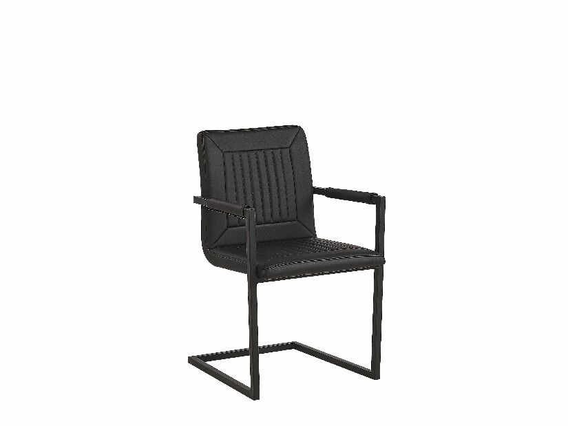 Set 2 ks. jídelních židlí BOLENDE (černá)