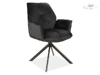 Jídelní židle Becki (černá + černá)